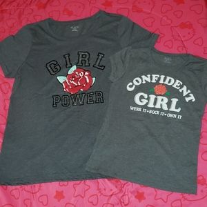 Mom & Daughter positive message tees